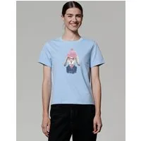 watapparel watapparel T-Shirt Frauen Hase, Blue soul, – Produktbild 1 von 1