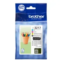Brother Brother Tintenpatronen LC-3217BK/C/M/Y schwarz, cyan, magenta, gelb 4er-Set – Produktbild 3 von 3