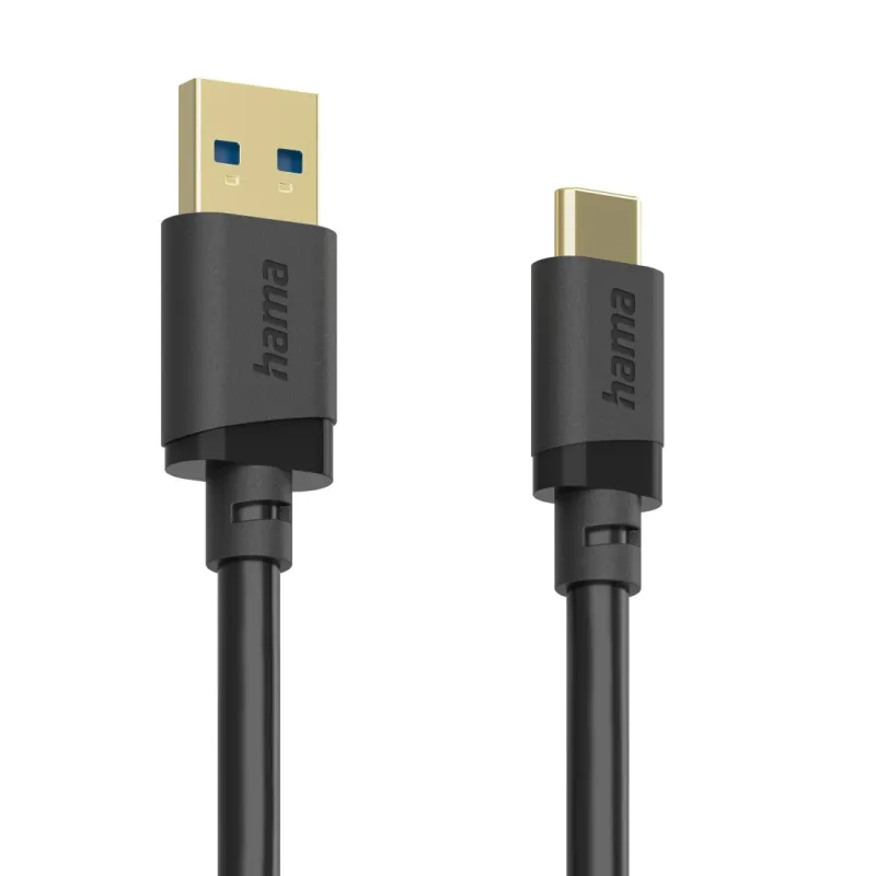 Hama Hama USB-Kabel, USB-A-Stecker - USB-C-Stecker, USB 3.2 Gen1, 5 Gbit/s, 0,25 m – Produktbild 2 von 5