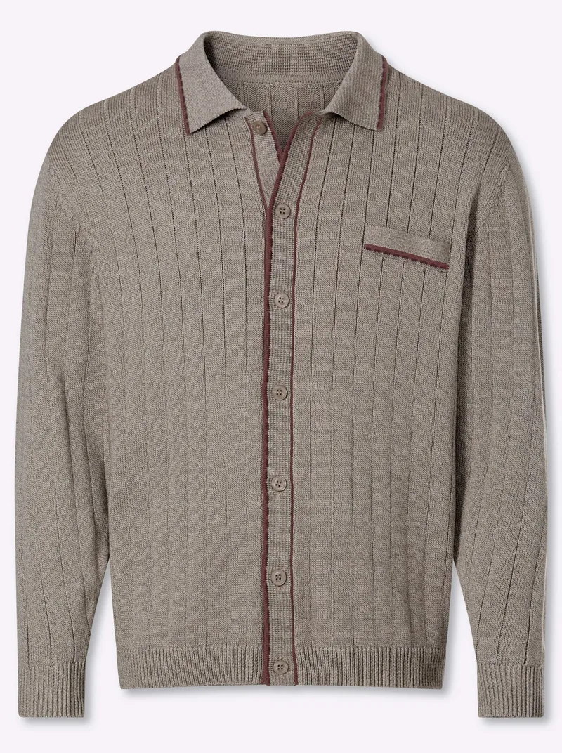 marco donati Strickjacke sesam-meliert, Sesam-meliert, – Produktbild 1 von 2