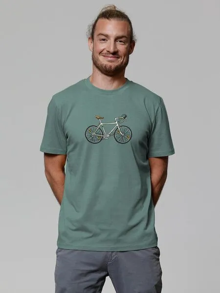 watapparel watapparel T-Shirt Unisex Doodle Bike, Green bay, – Produktbild 2 von 3