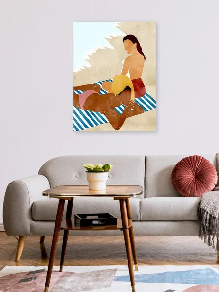 Photocircle Photocircle Poster / Leinwandbild - Beach Besties – Produktbild 2 von 4