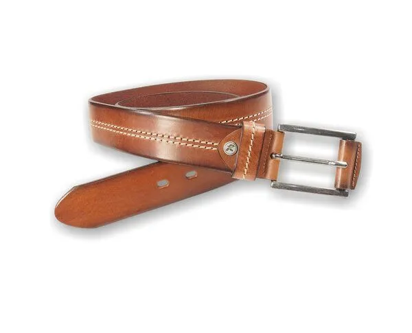 Greenbelts Greenbelts Herren Ledergürtel BENSON, Cognac, – Produktbild 3 von 3