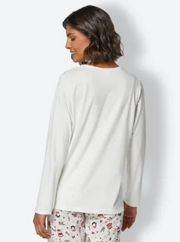 wäschepur Schlafanzug-Shirt ecru – Produktbild 1 von 1