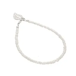 pakilia pakilia Silber Armband Perlen mit Blatt-Anhänger Fair-Trade und handmade – Produktbild 1 von 1