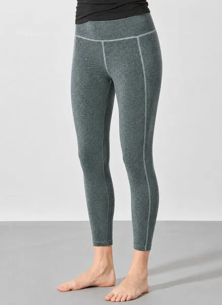 HempAge HempAge Yoga Leggins Jersey Hanf/Biobaumwolle, Titan (grau), – Produktbild 2 von 4