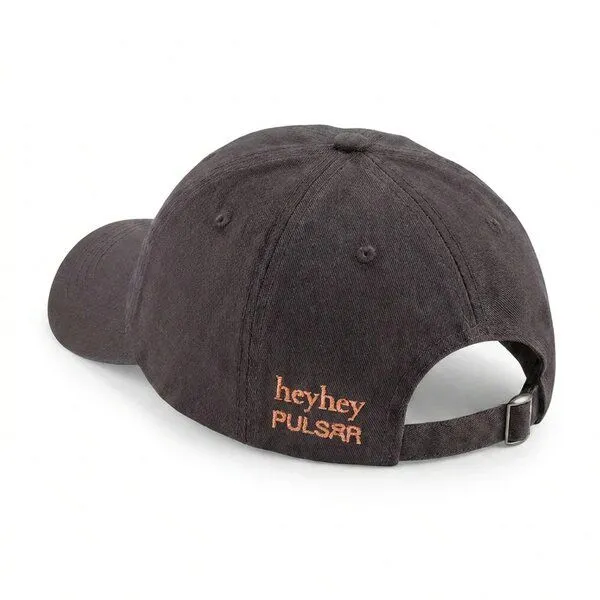 hey hey studios hey hey studios Unisex Cap „PSR B1919+21“ x Pulsår aus Bio-Baumwolle, Grau, – Produktbild 3 von 4