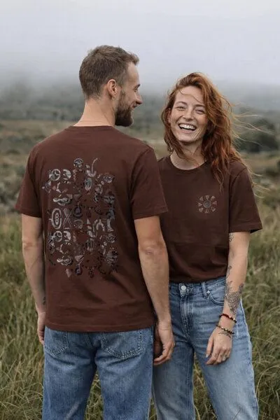 KOKOworld KOKOworld T-Shirt Crow, Brown sun&soil (braun), – Produktbild 1 von 4