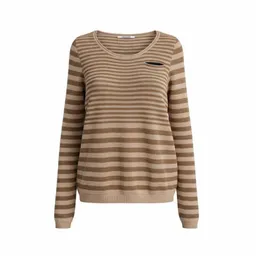 KARINFRAIDENRAIJ KARINFRAIDENRAIJ PULLOVER ISAURA VICUNIA/PALE ROSA – Produktbild 1 von 1