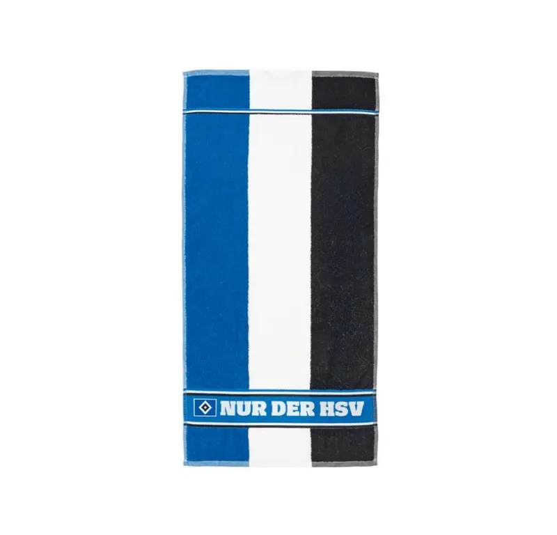 HSV Handtuch Set Hamburger SV Handtuch HSV Handtuch Blockstreifen GOTS, Frottee (1-St), Bunt, – Produktbild 1 von 1