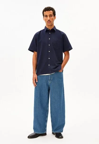 ARMEDANGELS ARMEDANGELS COTTON LINO Herren Leinen-Mix, Tinted navy, – Produktbild 3 von 3
