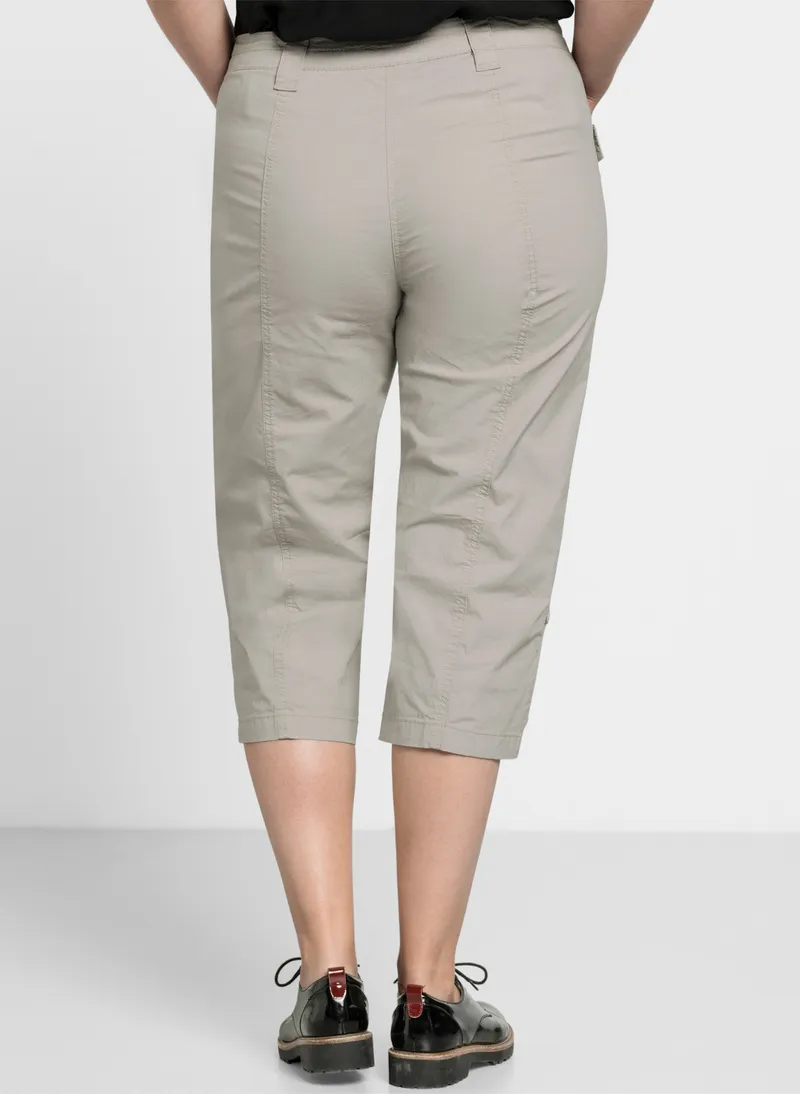 sheego 3/4-Hose beige, Beige, – Produktbild 2 von 2