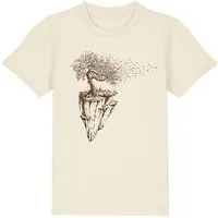 Life Tree Life-Tree Shirt aus Biobaumwolle Fairwear für Kids "Maple Island" in verschiedenen Farben, Vintage white, – Produktbild 1 von 1