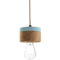 ALMUT von Wildheim ALMUT von Wildheim Hängelampe Eichenholz angesagte Pastelltöne skandinavisches Design, Pastellblau, – Produktbild 1 von 1