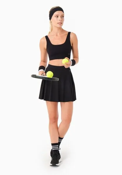 ORGANICATION ORGANICATION SUMMER | Sport-Skort mit Innenshorts aus recyceltem Polyamid, Black, – Produktbild 1 von 4