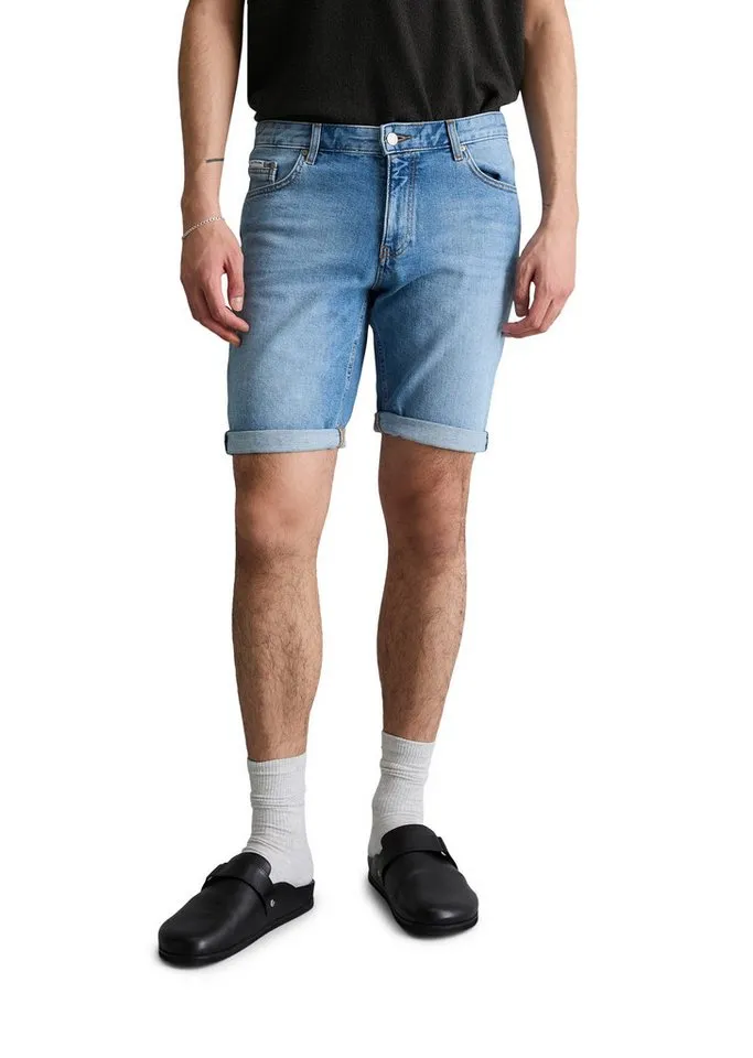 Marc O'Polo DENIM Shorts aus Bio-Baumwoll-Mix, Blau, – Produktbild 1 von 5