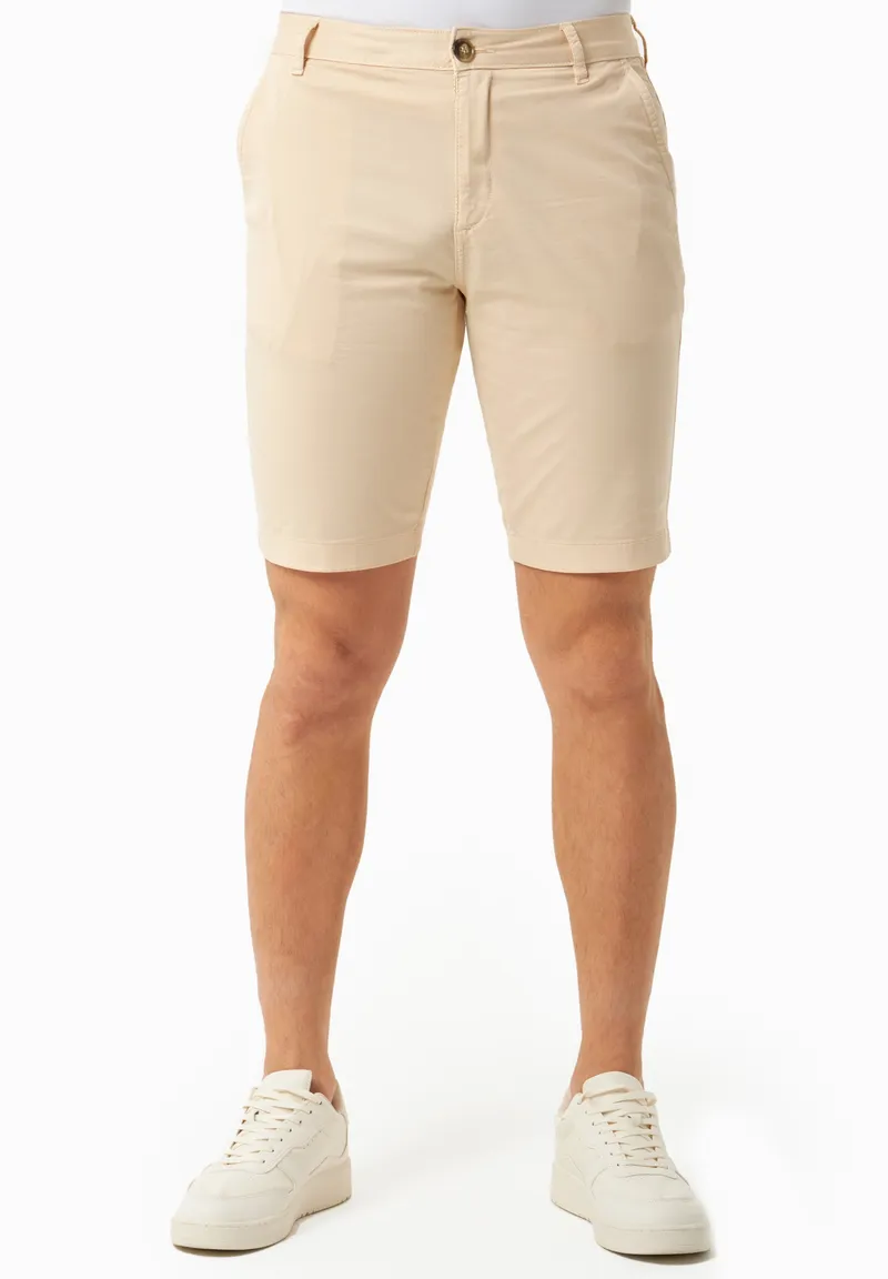 ORGANICATION ORGANICATION Herren vegan Shorts Slim-Fit Chino Beige, Beige, – Produktbild 1 von 1