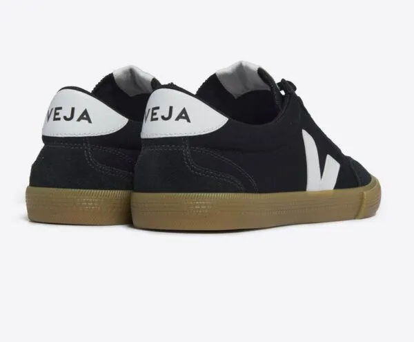 Veja Veja Damen-Sneaker Volley Canvas Black White Natural – Produktbild 2 von 5