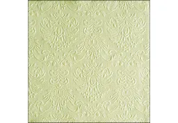 Ambiente Luxury Paper Products Papierserviette, Servietten Papier 33x33cm Elegance geprägt 15 Stück Hellgrün – Produktbild 1 von 1