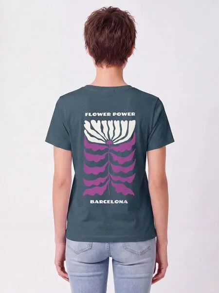 watapparel watapparel T-Shirt Frauen Barcelona Flora, Stargazer, – Produktbild 2 von 2