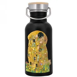Dora's Dora's Dora’s Retro-Edelstahlflasche (500ml) Einwandig & Leicht + Bambus-Deckel – Produktbild 1 von 1