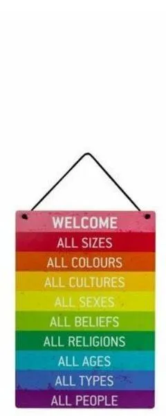 WERKHAUS WERKHAUS Deko - Schild WELCOME A4 – Produktbild 2 von 4