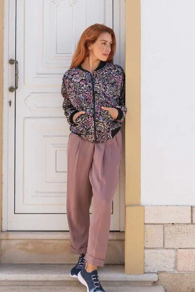 WiDDA berlin WiDDA berlin Bundfaltenhose in Mauve aus TENCEL® – Produktbild 1 von 4