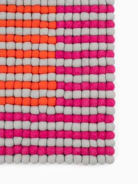 myfelt myfelt Filzkugelteppich Horizon rechteckig, 100% Schurwolle, Tahiti, – Produktbild 1 von 4