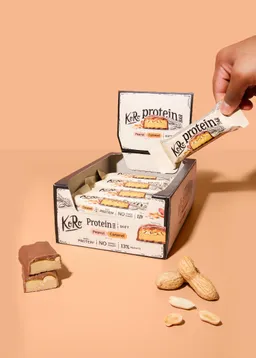 KoRo Soft Protein Bar Peanut Caramel Style | 12 x 45 g – Produktbild 1 von 1