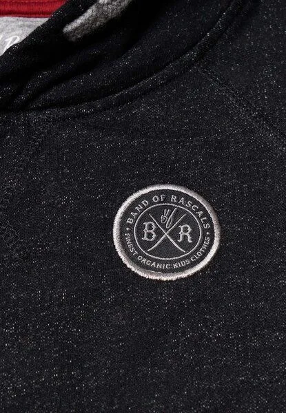 Band of Rascals Band of Rascals Denim Raglan Hooded, Black, – Produktbild 3 von 4