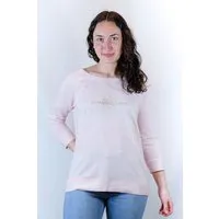 Diamond-Army Diamond-Army Creme Pink Pullover – Produktbild 1 von 1