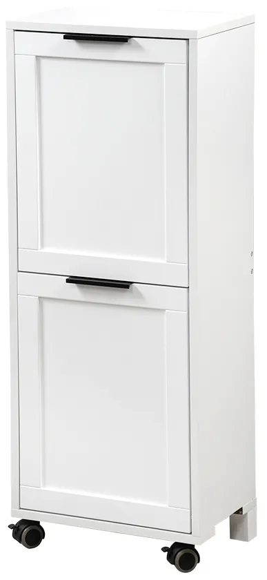 Kesper KESPER Universalschrank mit Trennsystem weiß 24 x 36 x 94 cm, Weiß, – Produktbild 2 von 4
