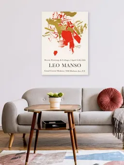 Photocircle Photocircle Poster / Leinwandbild - Leo Manso Ausstellungsposter von 1960 – Produktbild 1 von 1