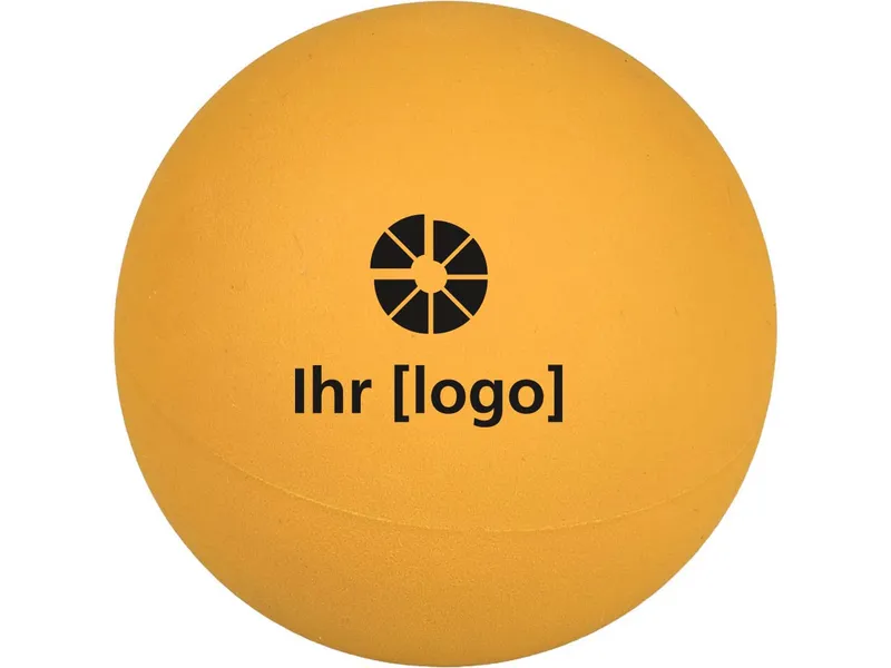 Gummiball gelb, Durchmesser 57 mm – Produktbild 1 von 1
