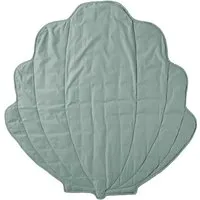 HANS NATUR Krabbeldecke Bio-Baumwolle Muschel dusty green Maße 90 x 90 cm – Produktbild 1 von 1