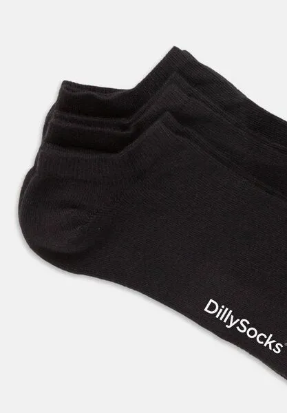 DillySocks DillySocks Sneakersocken „One Color Shorties“, Night black, – Produktbild 4 von 4