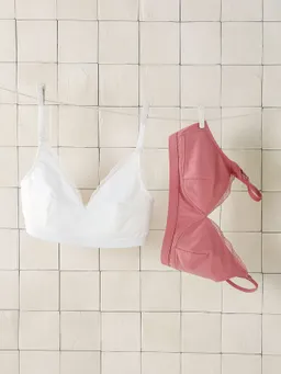 Vertbaudet 2er-Pack Triangel-BHs für Schwangerschaft und Stillzeit blush – Produktbild 1 von 1