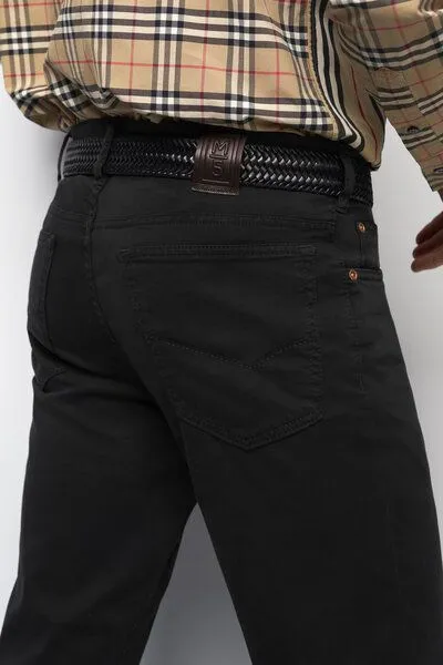 M 5 BY MEYER M 5 BY MEYER Five Pocket aus High Performance Satin, Schwarz (schwarz), – Produktbild 5 von 5