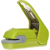 Klammerloser Tacker "Paper Shark Press" grün – Produktbild 1 von 1