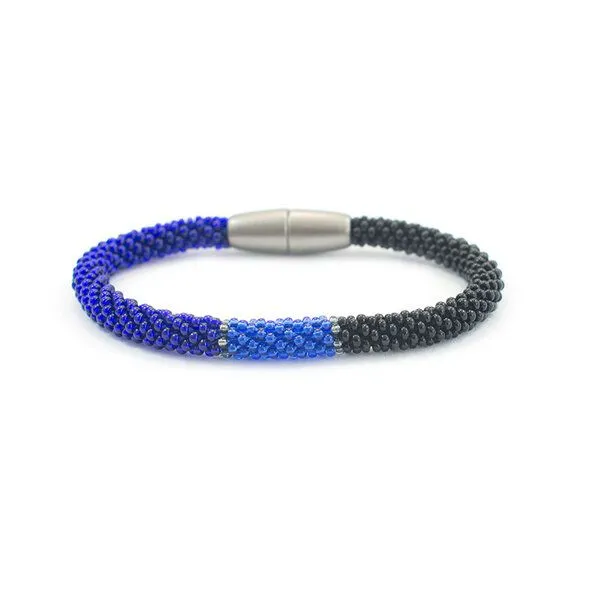Sakiba Sakiba Armband Svelte Tricolor, Schwarz-blau, – Produktbild 1 von 4