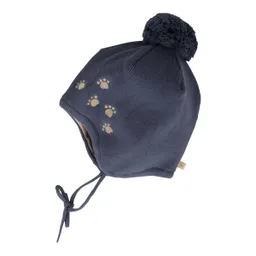 Maximo Maximo Winter-Strickmütze mit Bommel Pfoten – Produktbild 1 von 1