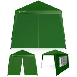 Casaria® Faltpavillon Capri Grün 3x3m inkl 2 Seitenwänden UV-Schutz 50+ – Produktbild 1 von 1