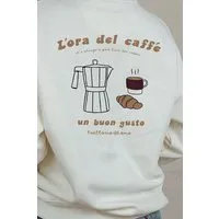 Kultgut Kultgut NEW Fair & Vegan/ Flauschiger Oversize Sweater / Caffé, Natur, – Produktbild 1 von 1