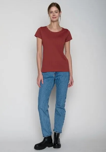 GreenBomb GREENBOMB Basic T-Shirt Loves, Dusty berry, – Produktbild 4 von 4