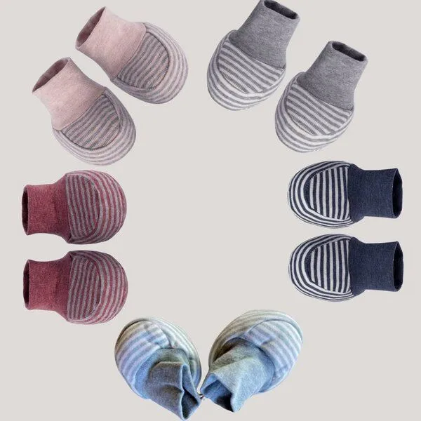OrganicEra Babyschühchen OrganicEra aus Bio-Baumwolle, Blau, – Produktbild 2 von 2