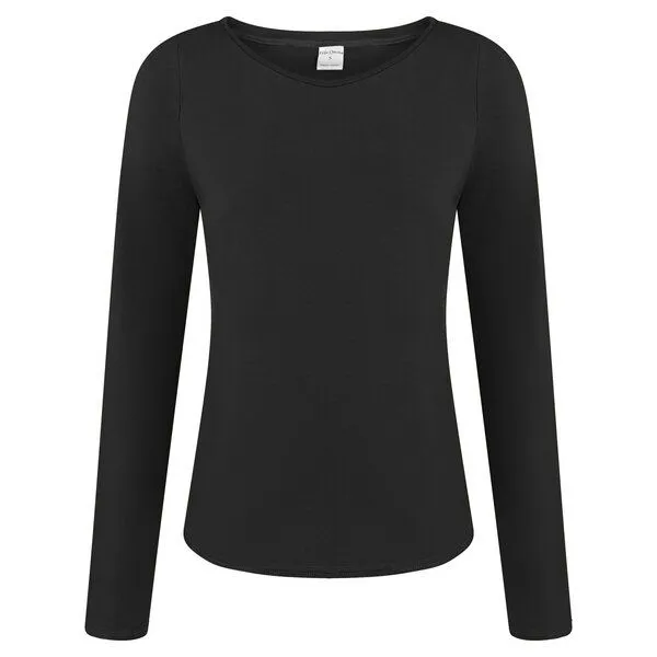Frija Omina Frija Omina Bio Longsleeve "Ubu", Schwarz, – Produktbild 3 von 3