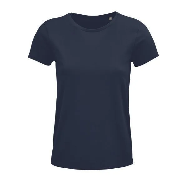 Sol's Sol's Damen T-Shirt Kurzarm Rundhals aus Bio - Baumwolle, French navy, – Produktbild 1 von 4