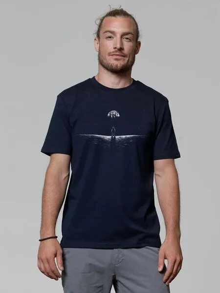 watapparel watapparel T-Shirt Lost in space, French navy, – Produktbild 2 von 3