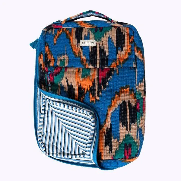 KIKOONI KIKOONI Laptoptasche BUSY K, Blue ikat, – Produktbild 4 von 4
