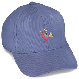 LIGARTI Bestickte Cord Cap – Patrischa der Paradiesvogel – LIGARTI Tiermanufaktur – Produktbild 1 von 1